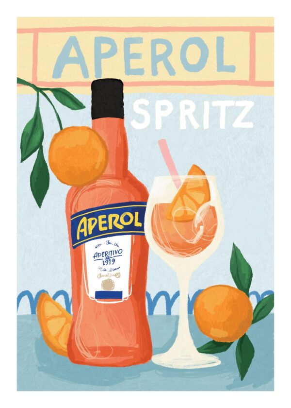 Aperol Spritz Print Aperol Spritz Print