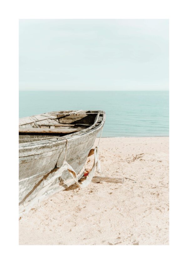 Boat on the Beach Print Boat on the Beach Print