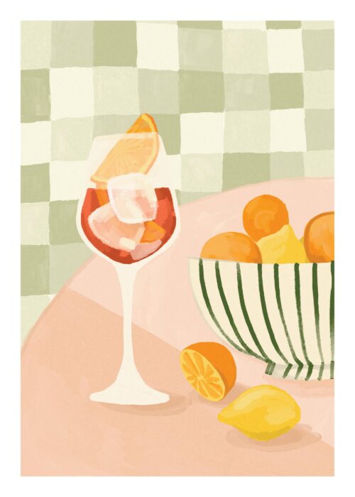 Citrus and Drinks Print