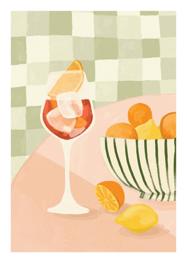 Citrus and Drinks Print Citrus and Drinks Print
