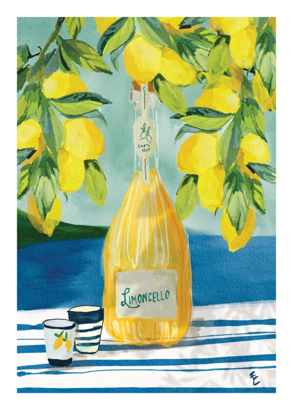 Ekaterina Zagorska - It’s Always Limoncello Time Print Ekaterina Zagorska - It’s Always Limoncello Time Print