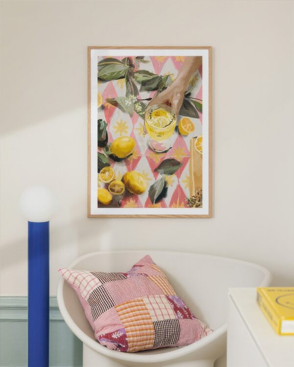 Ekaterina - Zagorska - Lemon Cocktail Print