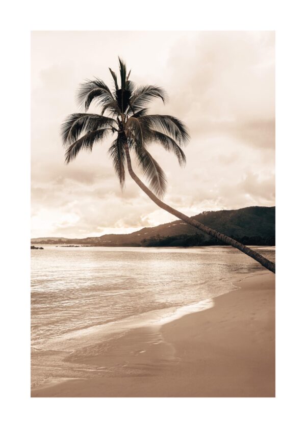 Golden Palm Trees Print Golden Palm Trees Print