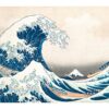 Hokusai - The Great Wave Landscape Print Hokusai - The Great Wave Landscape Print