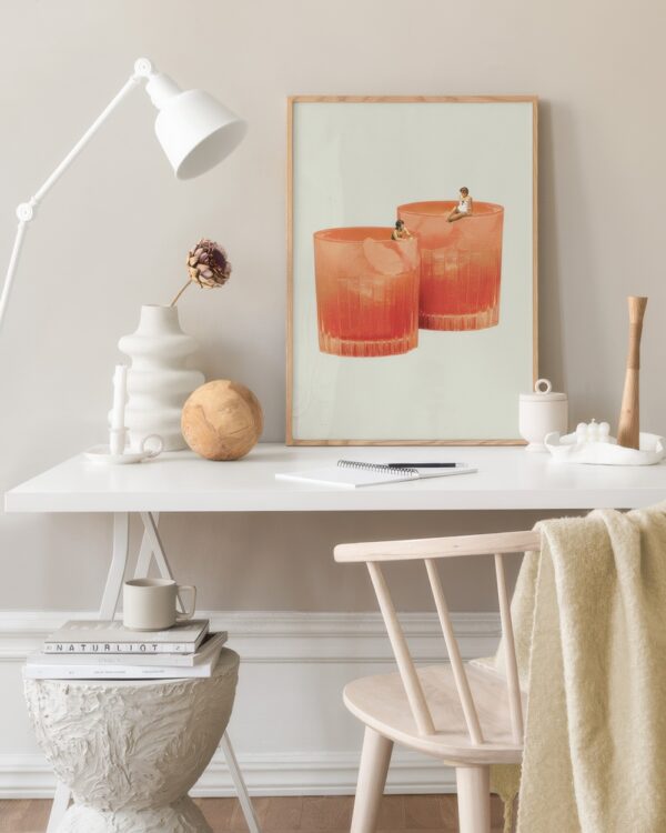 Maarten Leon - Holiday in a Glass No2 Print Maarten Leon - Holiday in a Glass No2 Print