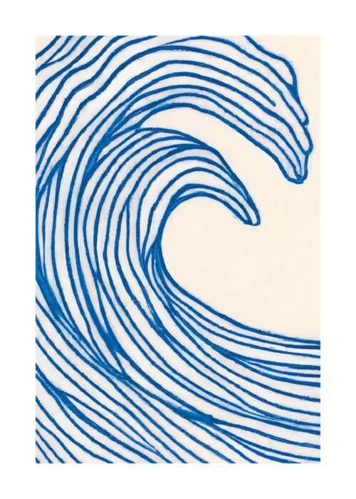 Merel Takken - Wavy Lines Print Merel Takken - Wavy Lines Print