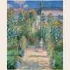 Monet - The Artist's Garden at Vétheuil Print Monet - The Artist's Garden at Vétheuil Print