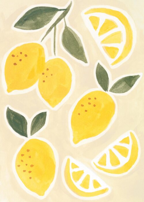 Sunny Lemons Print Sunny Lemons Print