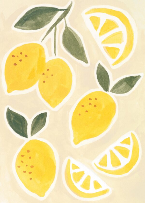 Sunny Lemons Print Sunny Lemons Print