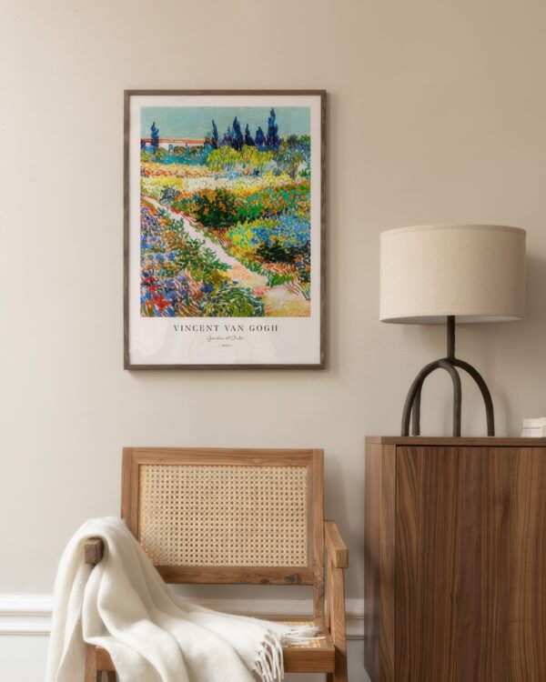 Van Gogh - Garden at Arles Print Van Gogh - Garden at Arles Print