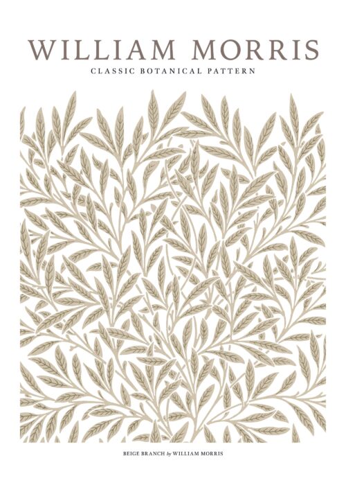 William Morris - Beige Branch Print