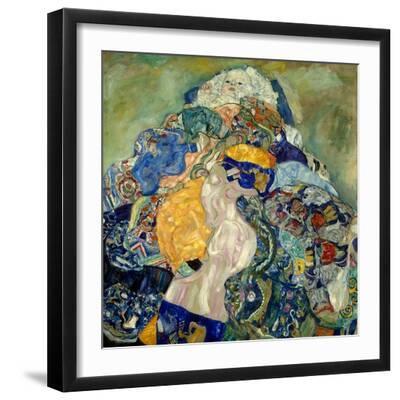 Baby (Cradl) - Black Framed Art Print Wall Art, 16x16