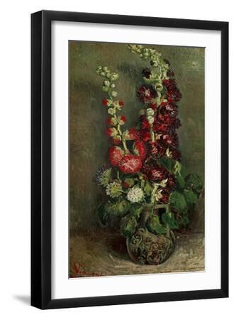 Bouquet of Flowers, c.1886 - Black Framed Art Print Wall Art, 12x18