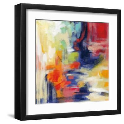 Bright Kyoto Summer - Black Framed Art Print Wall Art, 12x12
