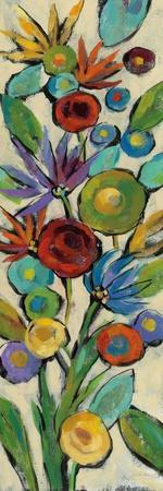 Confetti Floral II - Wall Art Print, 12x36