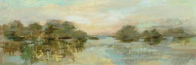 Dreamy Lake Green - Wall Art Print, 36x12
