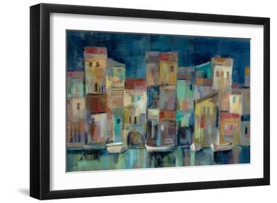 Evening I Port Crop - Black Framed Art Print Wall Art, 18x12