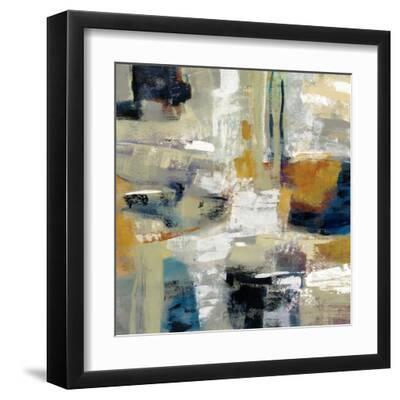 Full Moon I with White - Black Framed Art Print Wall Art, 12x12