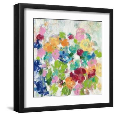Hydrangea Bouquet III - Black Framed Art Print Wall Art, 12x12
