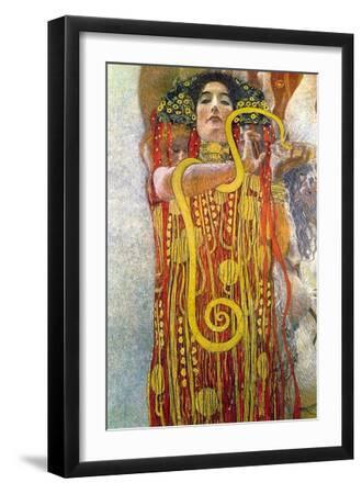 Hygeia - Black Framed Art Print Wall Art, 12x18