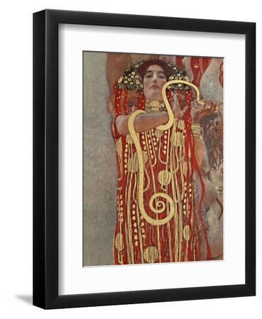 Hygieia (1907) - Black Framed Art Print Wall Art, 9x12