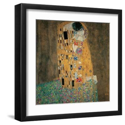 Kiss - Black Framed Art Print Wall Art, 12x12