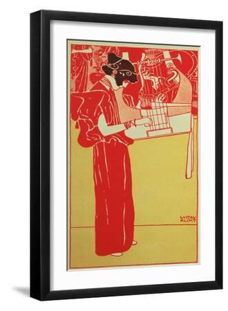 Musik - Black Framed Art Print Wall Art, 12x18