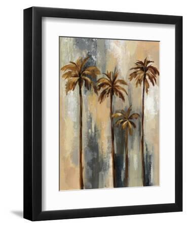 Palm Trees II - Black Framed Art Print Wall Art, 9x12
