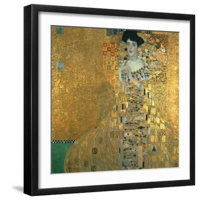 Portrait of Adele Bloch-Bauer I., 1907 - Black Framed Art Print Wall Art, 16x16