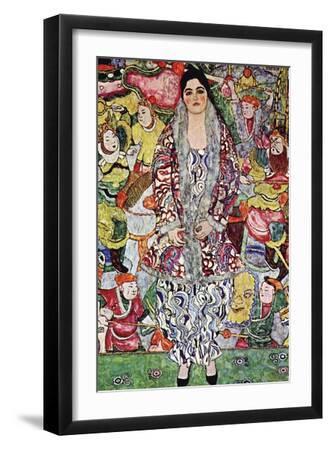 Portrait of Frederika Maria Beer - Black Framed Art Print Wall Art, 12x18