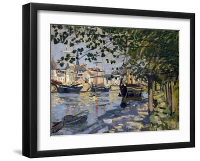 Seine at Rouen, 1872 - Black Framed Art Print Wall Art, 16x12