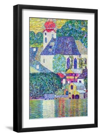 St. Wolfgang Church - Black Framed Art Print Wall Art, 12x18