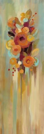 Tall Autumn Flowers I - Wall Art Print, 12x36