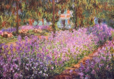 The Artist's Garden at Giverny, c.1900 - Wall Art Print, 39x27