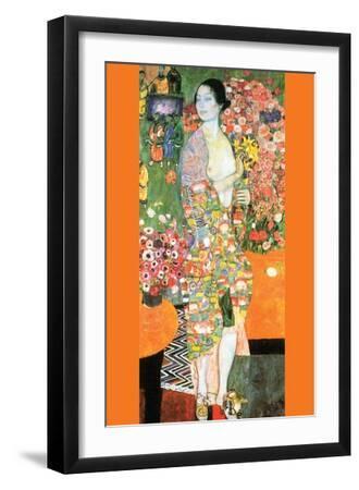 The Dancer - Black Framed Art Print Wall Art, 12x18
