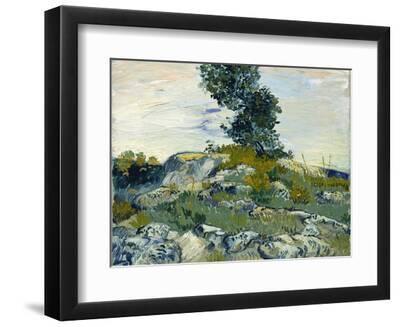 The Rocks, 1888 - Black Framed Art Print Wall Art, 12x9