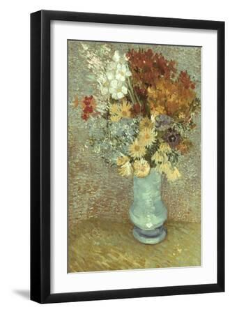 Van Gogh: Flowers, 1887 - Black Framed Art Print Wall Art, 12x18