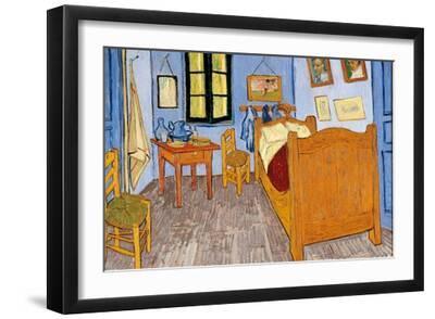 Van Goghs Bedroom in Arles, by Vincent Van Gogh, - Black Framed Art Print Wall Art, 18x12