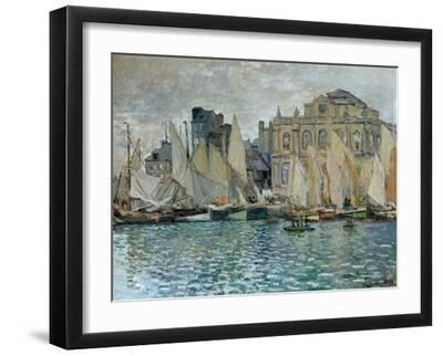 View of Le Havre, 1873 - Black Framed Art Print Wall Art, 16x12