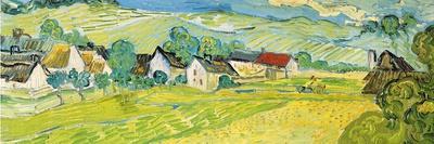 Vue ensoleille près d'Auvers - Wall Art Print, 36x12