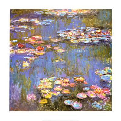 Water Lilies, 1916 - Wall Art Print, 28x28