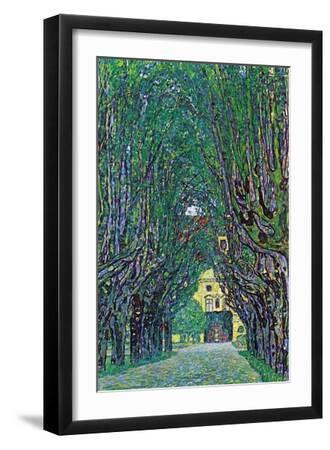 Way To The Park - Black Framed Art Print Wall Art, 12x18